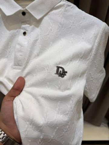 Christian Dior Chest Logo Full Monogram Polo T-Shirt Edition B