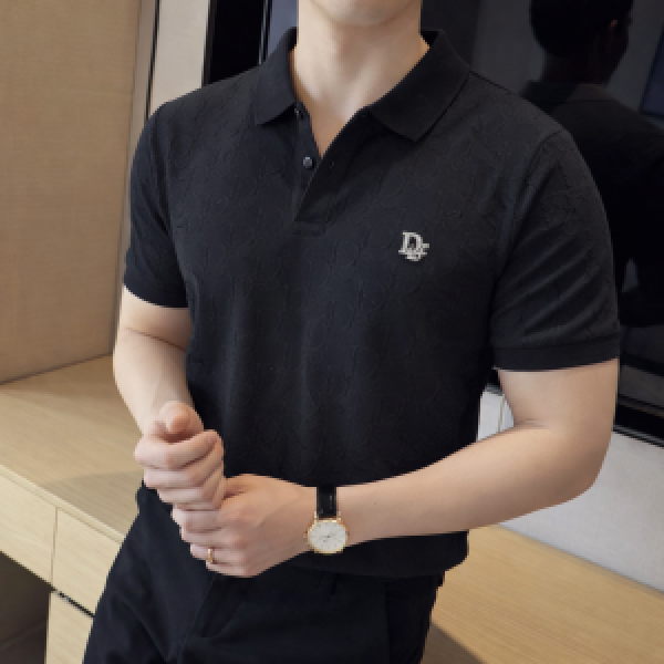 Christian Dior Chest Logo Full Monogram Polo T-Shirt Edition A
