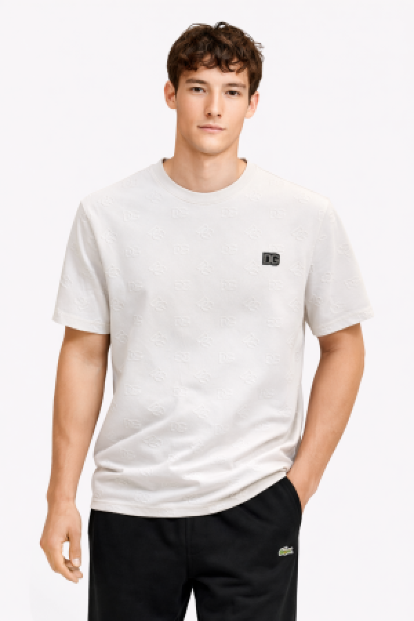 Dolce & Gabbana Embossed Monogram T-Shirt Edition C