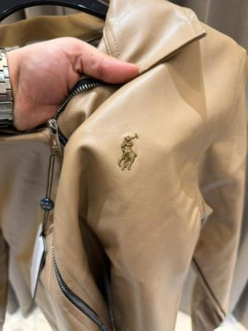 Ralph Lauren Chest Logo Leather Jacket Edition D