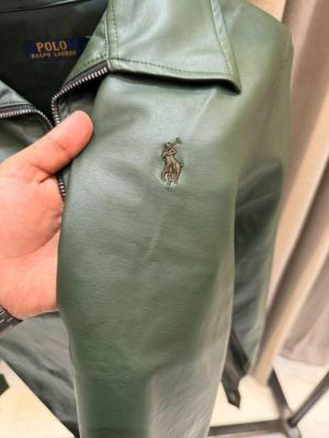 Ralph Lauren Chest Logo Leather Jacket Edition C