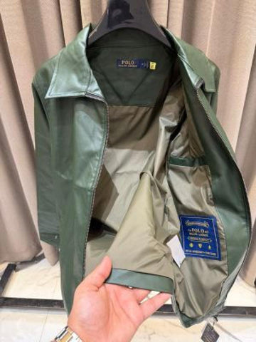 Ralph Lauren Chest Logo Leather Jacket Edition C