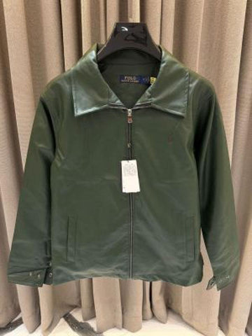 Ralph Lauren Chest Logo Leather Jacket Edition C