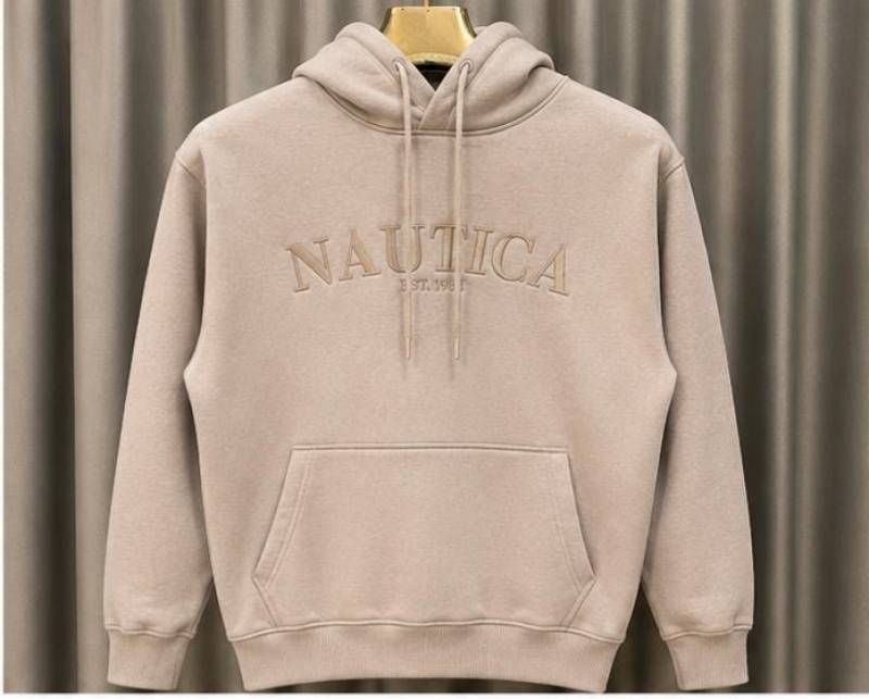 Nautica Premium Embossed Hoodie – Signature Edition C