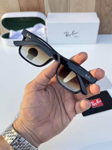 Ray-Ban 2191 – Black &amp; Brown Edition L