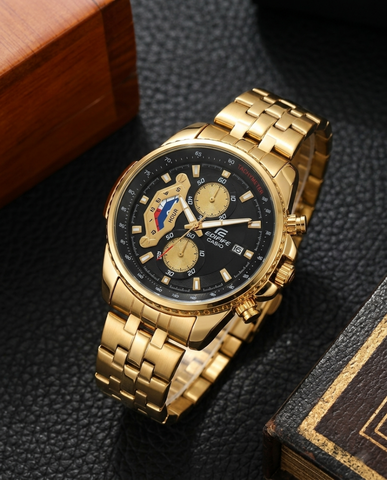 Casio Edifice EF-558D-1AVEF – Silver & Black Edition H