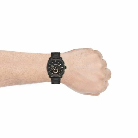 Fossil FS4682 Black-Tone Metal Watch