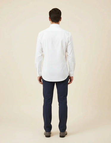 Armani Whisper White Cotton Shirt