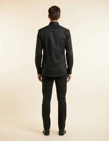 Armani Exchange Obsidian Noir Luxe Shirt