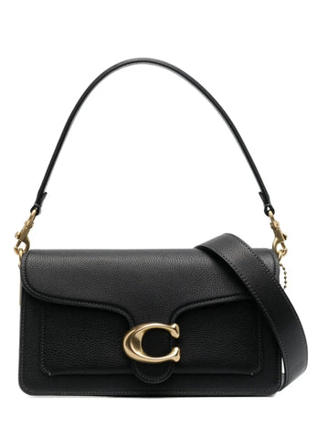 Coach Charcoal Noir Luxe – Pebbled Leather Crossbody