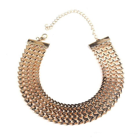 CAMILLE – Gold Polished Minimal Choker