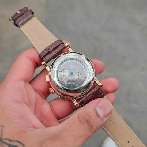Cartier Brown Leather Automatic – D Edition
