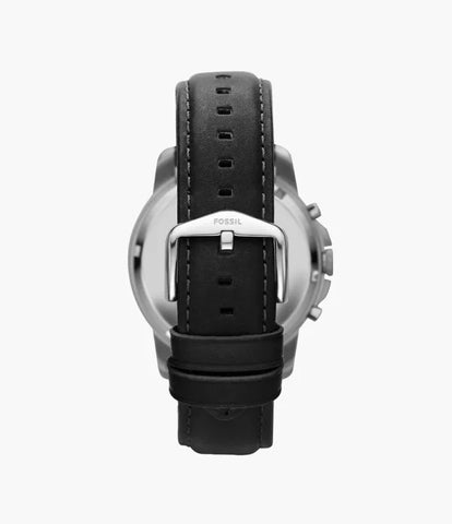 Fossil Grant Black Leather – Copper Dial Watch (Premium Copy)