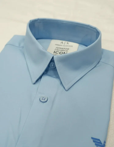 AX Azure Crest Luxe – Cotton Shirt
