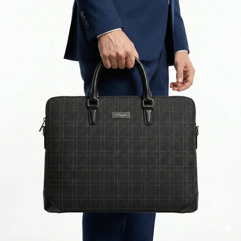Prada Carbon Elite Executive Briefcase