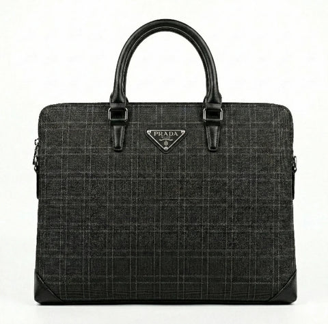 Prada Carbon Elite Executive Briefcase