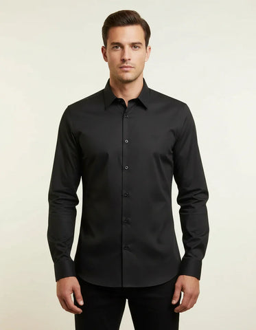 Armani Exchange Obsidian Noir Luxe Shirt