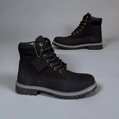Timberland Nubuck Black Boots – A Edition
