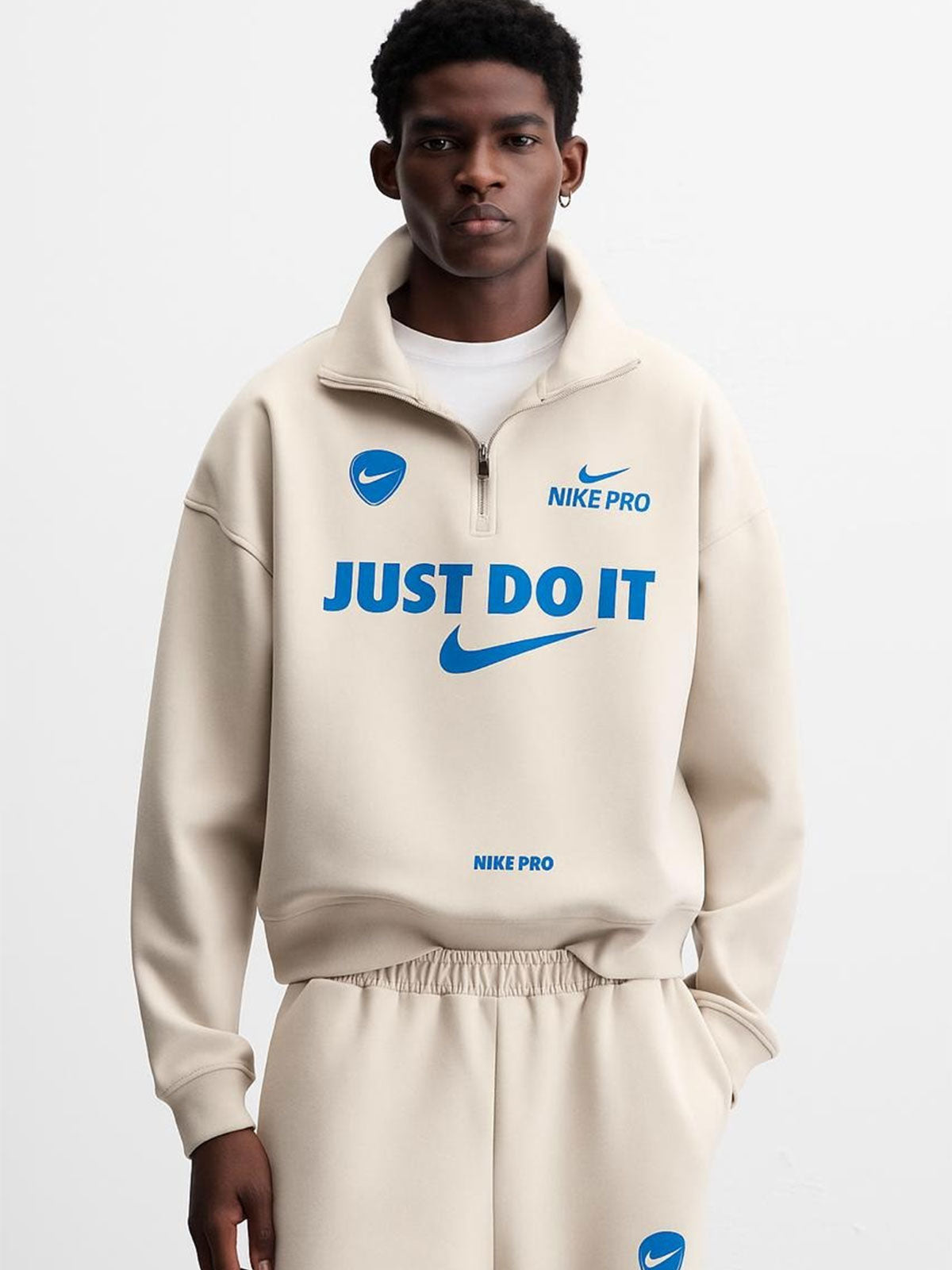 Nike-Sweatshirt, Half Zipper Tracksuit