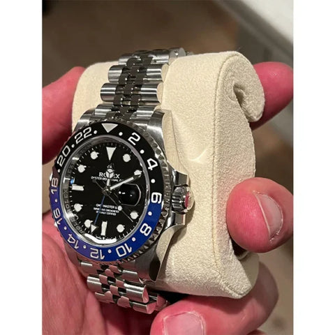 GMT-Master II Blue Black Cerachrom Bezel Black Dial Jubilee Bracelet Edition A
