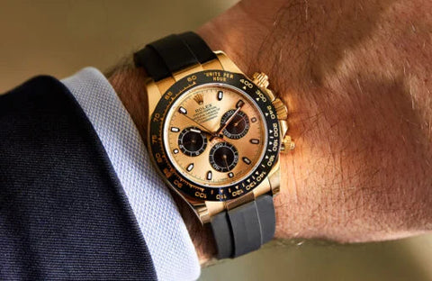 Rolex Cosmograph Daytona Golden Bright Black Dial Edition A