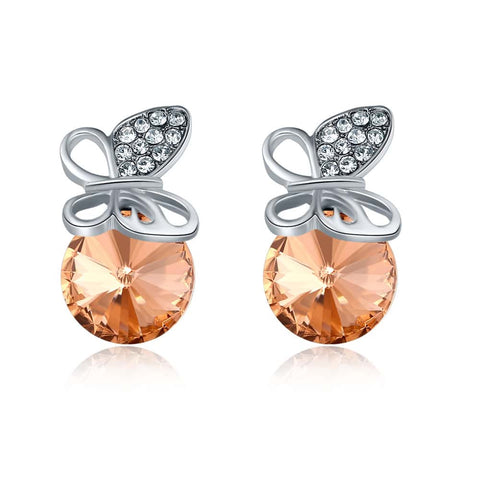 Australian Crystal Butterfly Stud Earrings