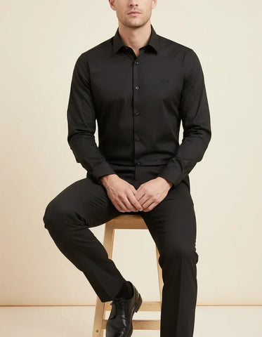 Armani Exchange Obsidian Noir Luxe Shirt
