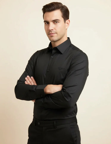 Armani Exchange Obsidian Noir Luxe Shirt