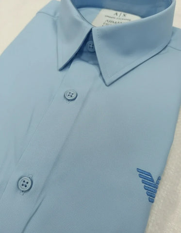AX Azure Crest Luxe – Cotton Shirt