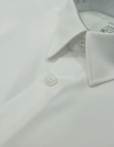 Armani Whisper White Cotton Shirt