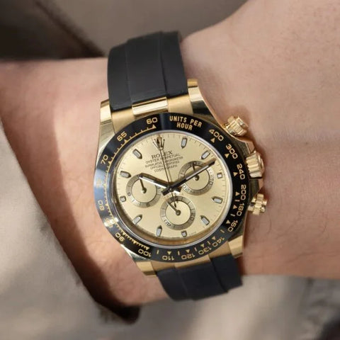 Rolex Cosmograph Daytona Golden Bright Black Dial Edition A