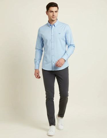 AX Azure Crest Luxe – Cotton Shirt
