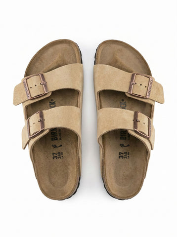 Birkenstock Sand Dune Suede Buckle Slides