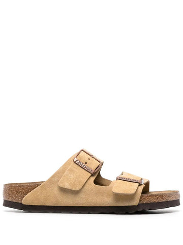 Birkenstock Sand Dune Suede Buckle Slides