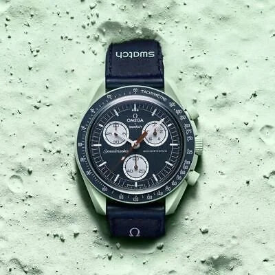 Swatch X Omega Bioceramic MoonSwatch Mission To Earth With Kit