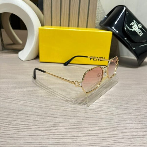 Fendi Pink Gold Premium Sunglasses Women’s Edition