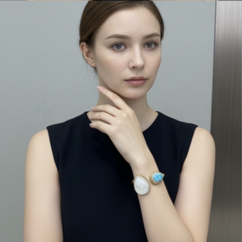 Seastone – Pearl &amp; Turquoise Duo Set – A Edition