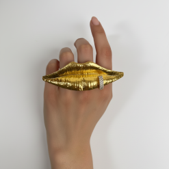 Kiss – Gold Plated Ring – A Edition