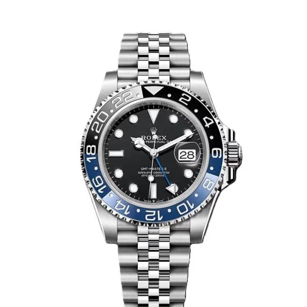 GMT-Master II Blue Black Cerachrom Bezel Black Dial Jubilee Bracelet Edition A