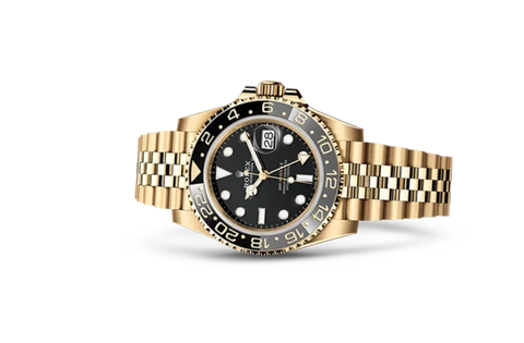 Rolex GMT-Master II – Yellow Gold, Black Dial, Jubilee Bracelet