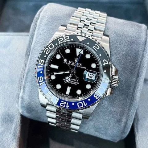 GMT-Master II Blue Black Cerachrom Bezel Black Dial Jubilee Bracelet Edition A