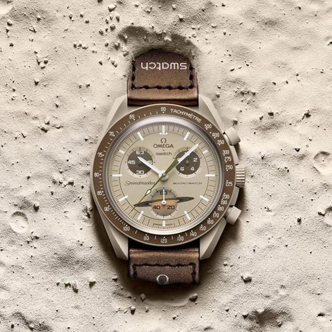 Omega x Swatch Bioceramic MoonSwatch – Mission to Moon (Blue / Maroon) Full Kit